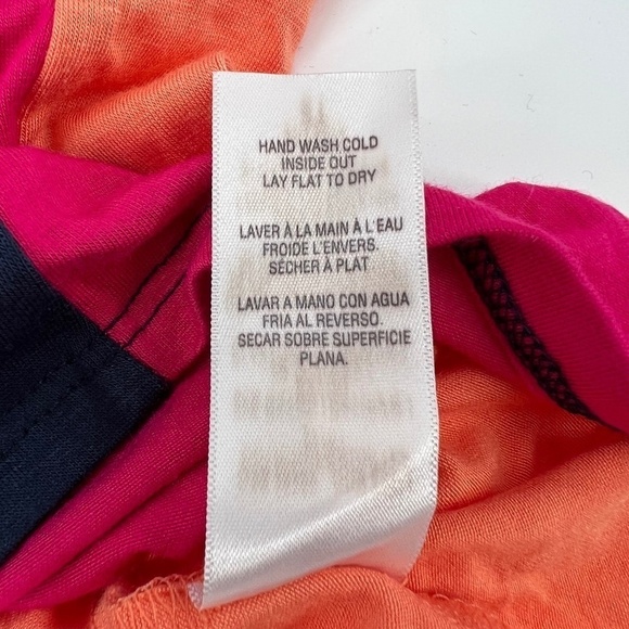 Ella Moss Blue Red Orange Striped Flare Sleeveless Dress Size 2T Girl’s - Picture 7 of 7